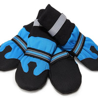 HKM-6430141 Waterproof Dog Boots for Large and Medium Dogs - Non-Slip Rubber Sole, Lightweight and Durable for All Seasons