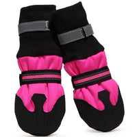 HKM-6430141 Waterproof Dog Boots for Large and Medium Dogs - Non-Slip Rubber Sole, Lightweight and Durable for All Seasons
