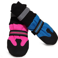 HKM-6430141 Waterproof Dog Boots for Large and Medium Dogs - Non-Slip Rubber Sole, Lightweight and Durable for All Seasons
