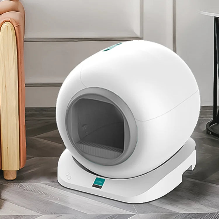 HKM-643091 Smart Self-Cleaning Cat Litter Box with WiFi App Control, Large Capacity, Odor Control, Easy Clean
