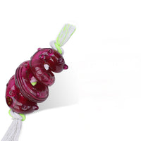HKM-6431933 Interactive Dog Toy with Leakage Feature for Dental Health - TPR and Cotton Rope - Small and Large Sizes Available