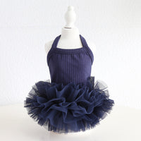 HKM-6433853 Elegant Ballet Pettiskirt for Dogs and Cats in Pink, Purple, Gray, and Blue - Casual Cotton Pet Clothing
