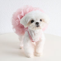 HKM-6433853 Elegant Ballet Pettiskirt for Dogs and Cats in Pink, Purple, Gray, and Blue - Casual Cotton Pet Clothing