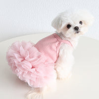 HKM-6433853 Elegant Ballet Pettiskirt for Dogs and Cats in Pink, Purple, Gray, and Blue - Casual Cotton Pet Clothing