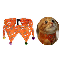 HKM-6435261 Adjustable Orange and Black Jewelry Accessories Dress for Dogs and Cats