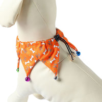 HKM-6435261 Adjustable Orange and Black Jewelry Accessories Dress for Dogs and Cats