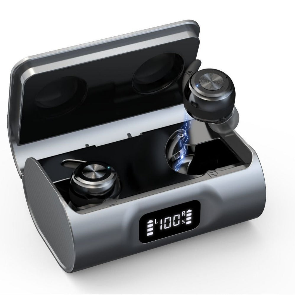 HKM-643539 Bluetooth Hearing Aid for Elderly with Noise Reduction and Rechargeable Battery, In-Ear Design