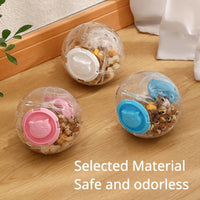 HKM-6436541 Interactive Slow Feeding Ball for Cats and Dogs - Treat Dispenser and Training Toy - Non-Toxic ABS Material