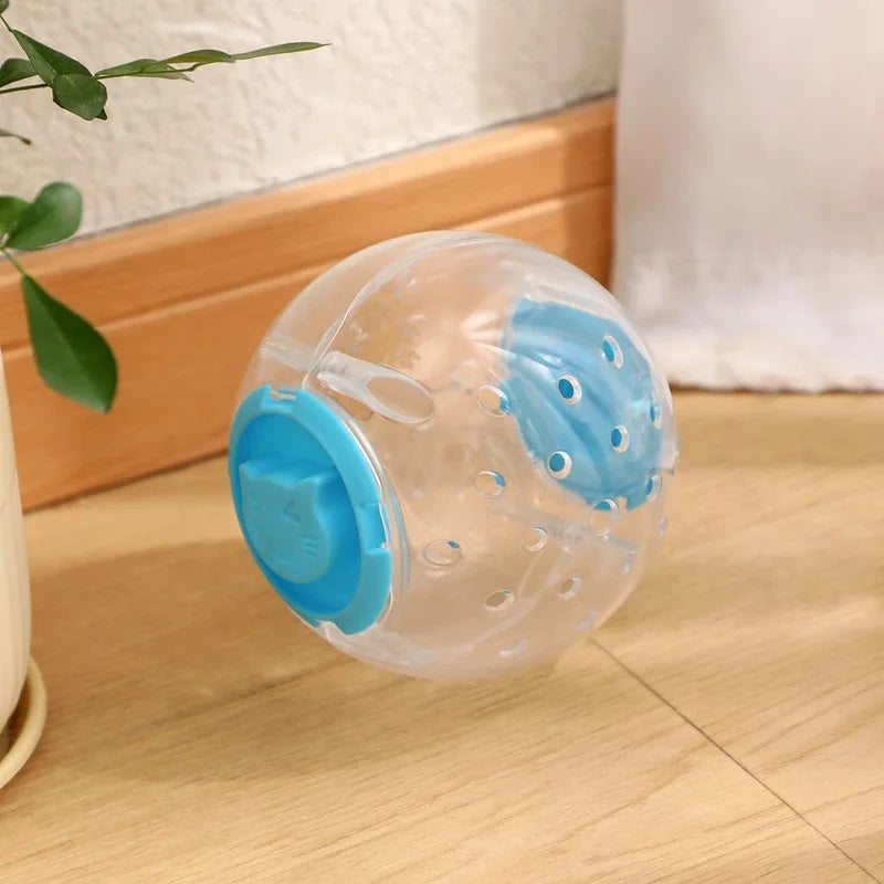 HKM-6436541 Interactive Slow Feeding Ball for Cats and Dogs - Treat Dispenser and Training Toy - Non-Toxic ABS Material