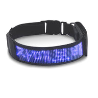HKM-643667 LED Luminous Pet Collar with Mobile App Control and Music Sync Features