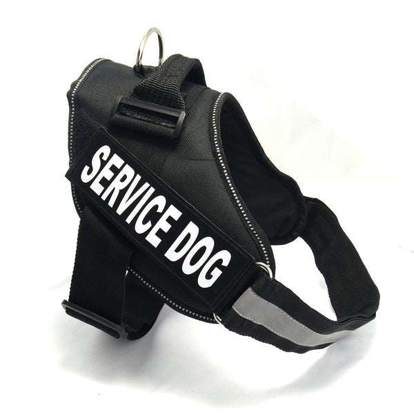 HKM-6438333 Durable Nylon Chest Harness for Medium and Large Dogs, Comfortable Fit, Adjustable Sizes XXS-XXL