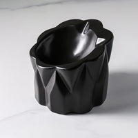 HKM-6439229 Ceramic Cat Food Bowl with High-Leg Incline for Cervical Spine Support