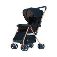 HKM-643987 Multifunctional Baby Stroller with Dining Tray, Cotton Pad, Mosquito Net, and Rain Cover