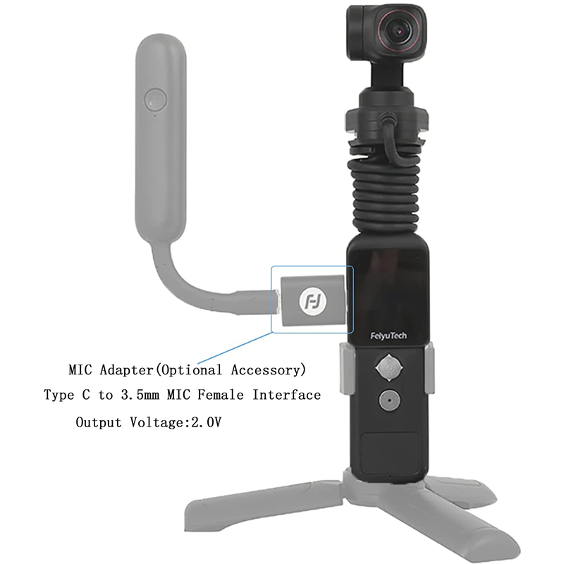 HKM-644115 4K HD Pocket Gimbal Vlog Camera with Magnetic Suction Function