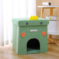 HKM-6443069 Foldable Enclosed Cat Nest for All Seasons - Gift Box Style with Various Designs