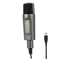 HKM-644307 USB Condenser Microphone for Desktop Live Recording - Omnidirectional Sound with Noise Reduction and Plug & Play Compatibility