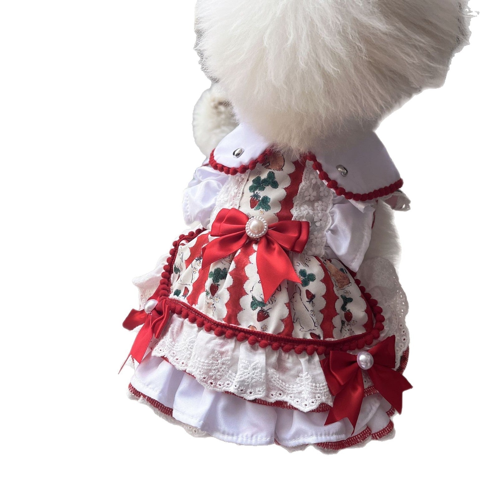 HKM-6443581 Rabbit Skirt for Dogs - Comfortable Polyester Pet Clothing in Multiple Sizes (XS-XL)