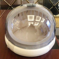 HKM-6444861 Portable Cat Litter Box with Urine Separator - Elegant Gray and Champagne Options