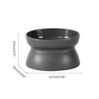 HKM-6444989 Elevated Cat Bowl with Ergonomic Design for Natural Eating Posture