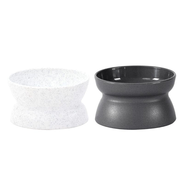 HKM-6444989 Elevated Cat Bowl with Ergonomic Design for Natural Eating Posture