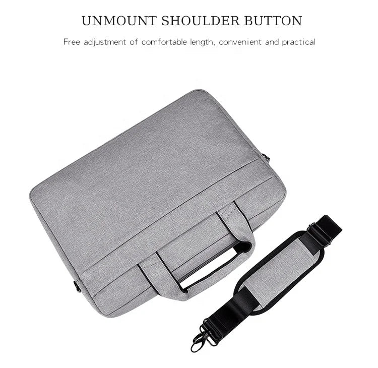 HKM-644499 Water-Resistant Oxford Cloth Messenger Laptop Bag for 13.3 to 15.6 Inch Devices