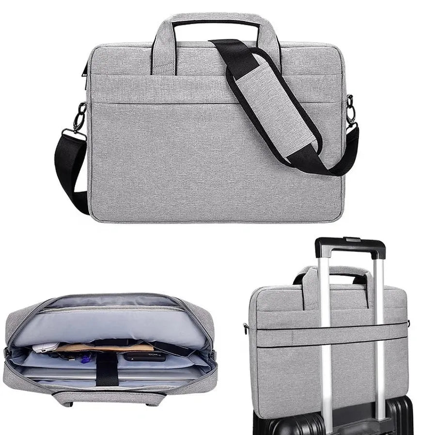 HKM-644499 Water-Resistant Oxford Cloth Messenger Laptop Bag for 13.3 to 15.6 Inch Devices
