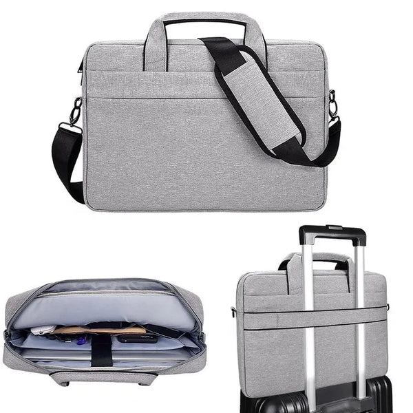 HKM-644499 Water-Resistant Oxford Cloth Messenger Laptop Bag for 13.3 to 15.6 Inch Devices