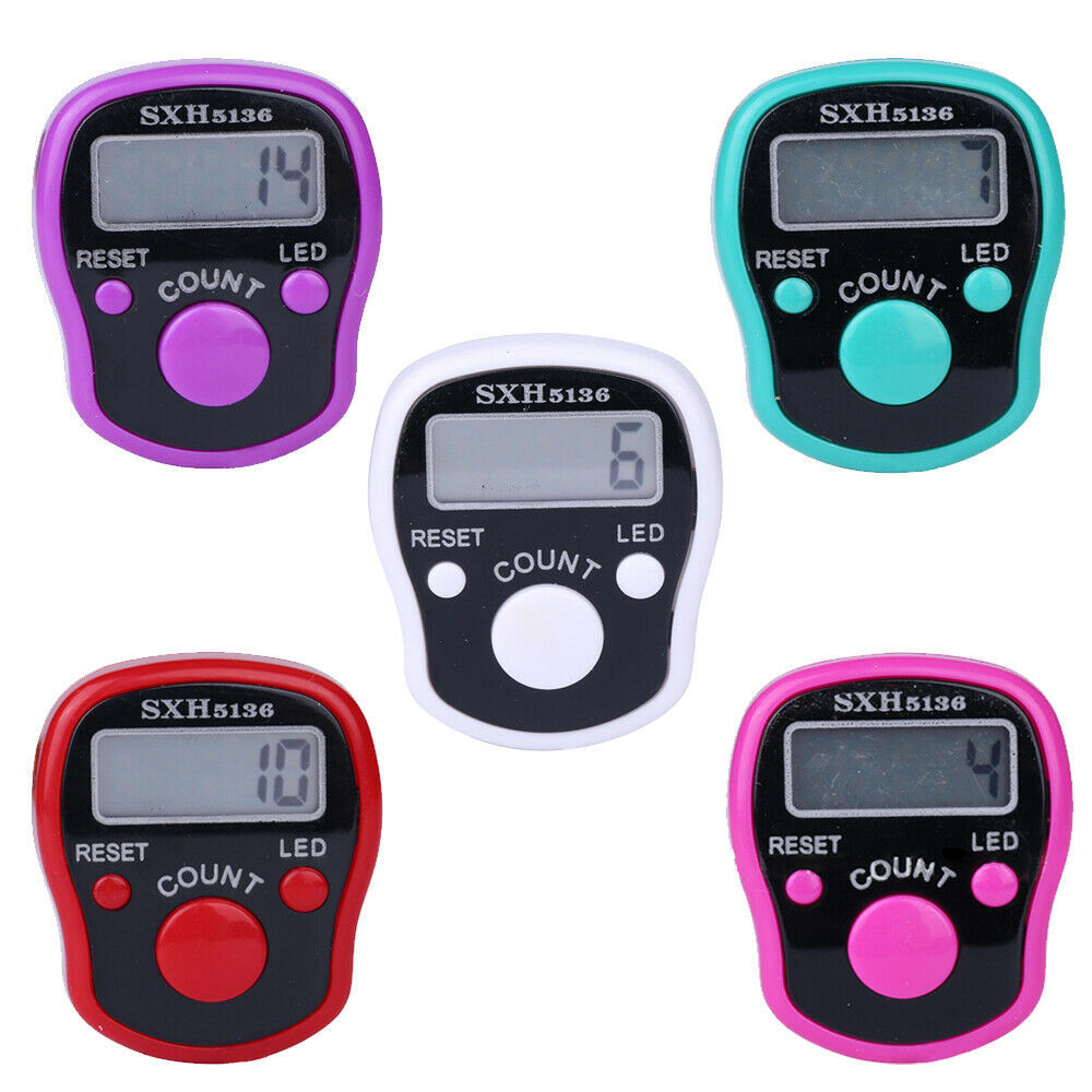 HKM-644627 Digital Buddha Finger Counter with LED Display, Counts Up to 99,999