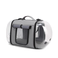 HKM-6447037 Outdoor Large Capacity One-shoulder Pet Carrier - Breathable Oxford Fabric Capsule for Cats up to 10kg