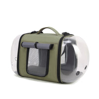 HKM-6447037 Outdoor Large Capacity One-shoulder Pet Carrier - Breathable Oxford Fabric Capsule for Cats up to 10kg