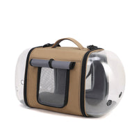 HKM-6447037 Outdoor Large Capacity One-shoulder Pet Carrier - Breathable Oxford Fabric Capsule for Cats up to 10kg