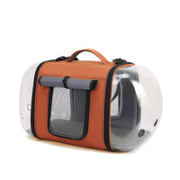 HKM-6447037 Outdoor Large Capacity One-shoulder Pet Carrier - Breathable Oxford Fabric Capsule for Cats up to 10kg
