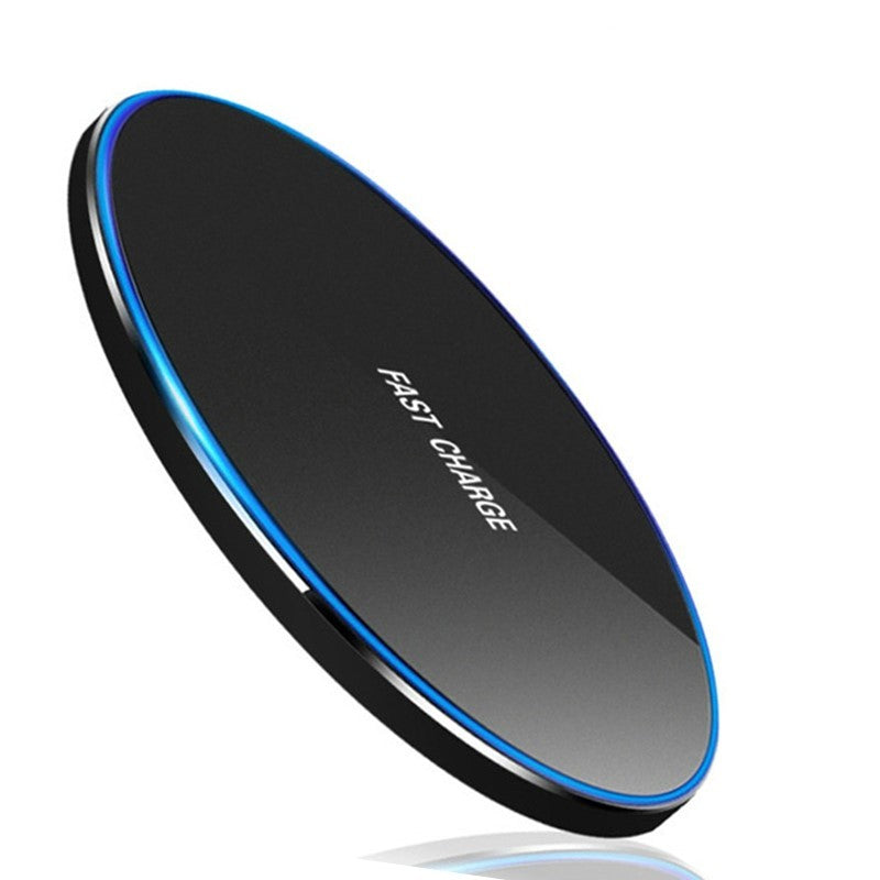 HKM-644819 10W Aluminum Alloy Wireless Charger - Fast Charging, USB Interface, Available in Multiple Colors