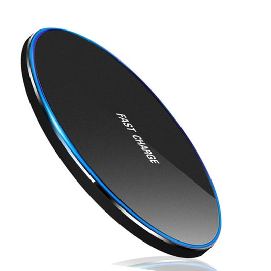 HKM-644819 10W Aluminum Alloy Wireless Charger - Fast Charging, USB Interface, Available in Multiple Colors