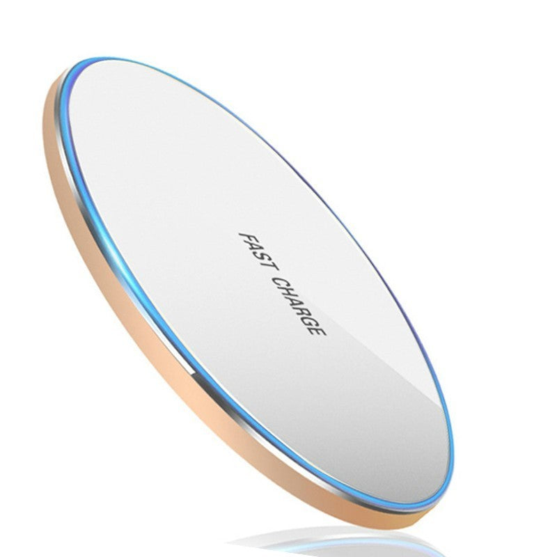 HKM-644819 10W Aluminum Alloy Wireless Charger - Fast Charging, USB Interface, Available in Multiple Colors