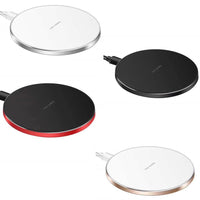 HKM-644819 10W Aluminum Alloy Wireless Charger - Fast Charging, USB Interface, Available in Multiple Colors
