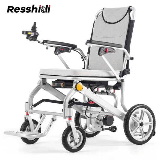 HKM-644819 Compact Folding Power Wheelchair with Removable Battery for Easy Transport – Ideal for Seniors and Mobility Assistance