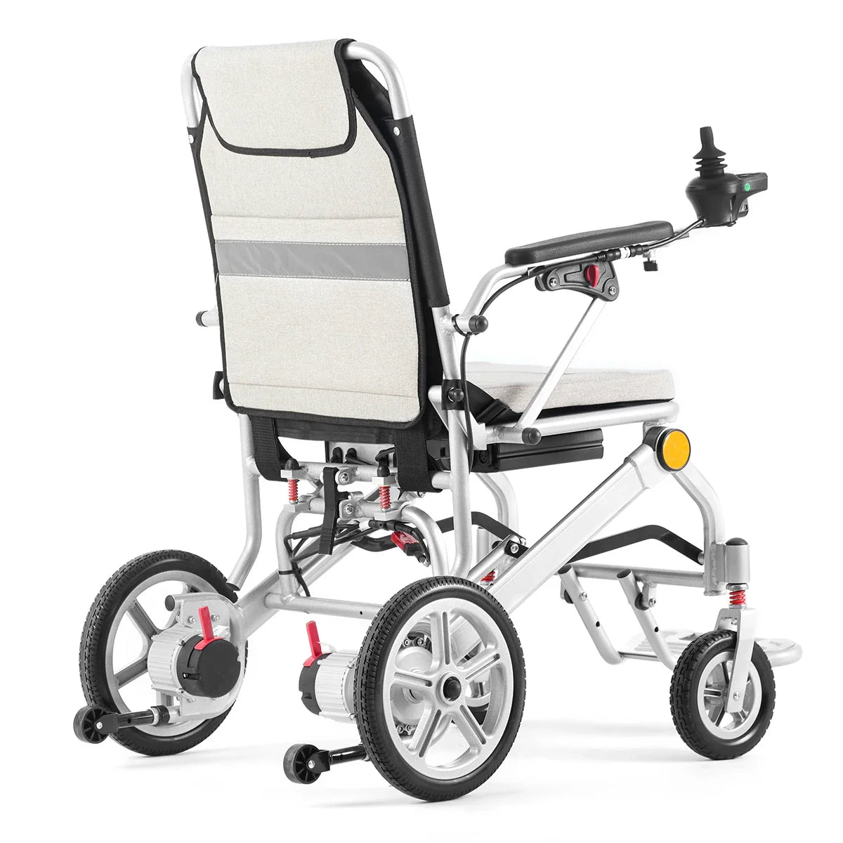 HKM-644819 Compact Folding Power Wheelchair with Removable Battery for Easy Transport – Ideal for Seniors and Mobility Assistance