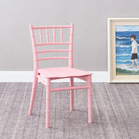 HKM-644819 Stackable Pink Plastic Chair for Kids - Comfortable Design and Affordable Price