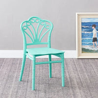 HKM-644819 Stackable Pink Plastic Chair for Kids - Comfortable Design and Affordable Price