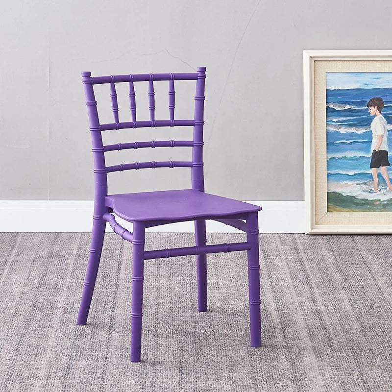 HKM-644819 Stackable Pink Plastic Chair for Kids - Comfortable Design and Affordable Price