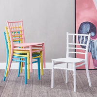 HKM-644819 Stackable Pink Plastic Chair for Kids - Comfortable Design and Affordable Price