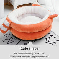 HKM-6448829 Cozy Plush Dog Bed Mat for Winter - Soft Warm Cushion with Non-Skid Bottom, Perfect for Pets