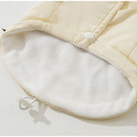 HKM-6449341 Warm Winter Bow Tie Vest for Small Dogs and Cats - Cozy and Stylish Pet Jacket