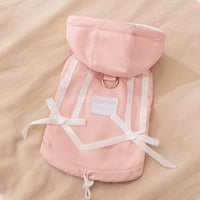 HKM-6449341 Warm Winter Bow Tie Vest for Small Dogs and Cats - Cozy and Stylish Pet Jacket