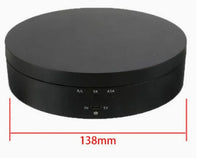 HKM-644947 Electric Rotating Display Stand with 3 Speeds for Jewelry and Photography, USB Rechargeable