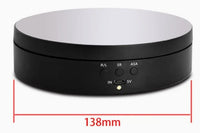 HKM-644947 Electric Rotating Display Stand with 3 Speeds for Jewelry and Photography, USB Rechargeable