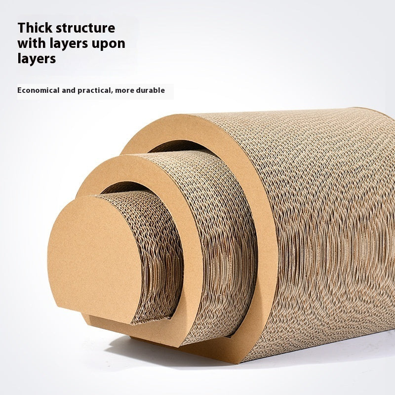 HKM-6449853 Cat Scratch Board and Tunnel Three-Piece Set for Play and Scratching