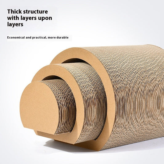 HKM-6449853 Cat Scratch Board and Tunnel Three-Piece Set for Play and Scratching