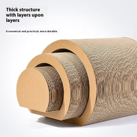 HKM-6449853 Cat Scratch Board and Tunnel Three-Piece Set for Play and Scratching